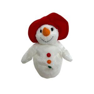 Ty Chillin’ Snowman Beanbag Plush Toy Vintage 2003 Christmas Winter Decor Gift